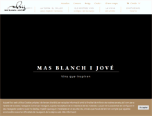 Tablet Screenshot of masblanchijove.com